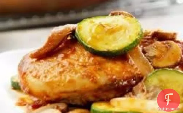 Cogumelo Selvagem Frango Balsamico