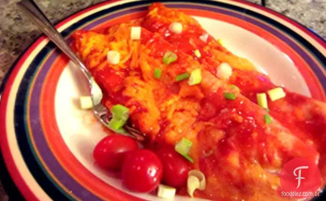 Enchiladas Sem Carne Creme Azedo