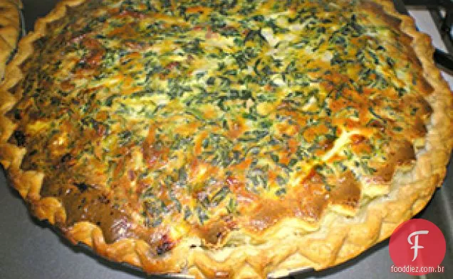 Quiche Espinafre-Bacon