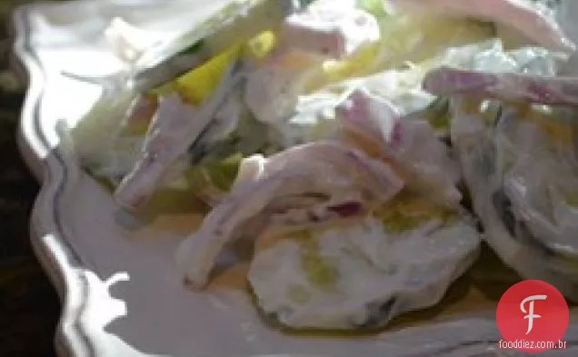 Salada Simples De Pepino