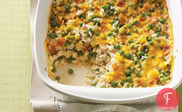 Queijo Presunto E Arroz Assar