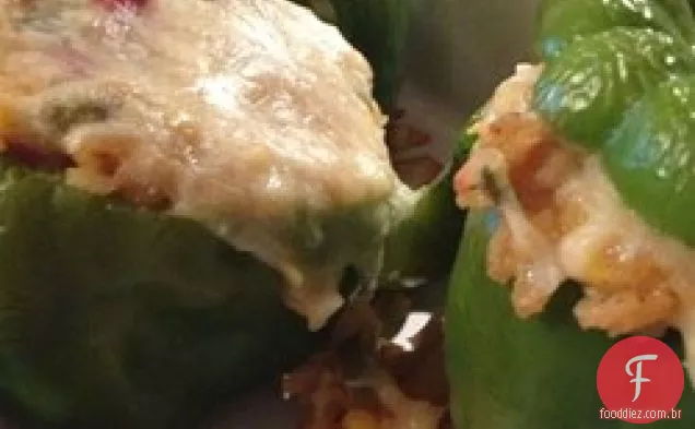 Pimentas Recheadas Vegetarianas Picantes