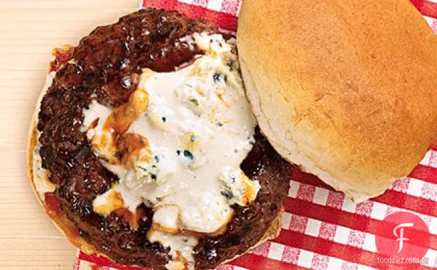 O Buffalo Wing-Blue Cheese Burger