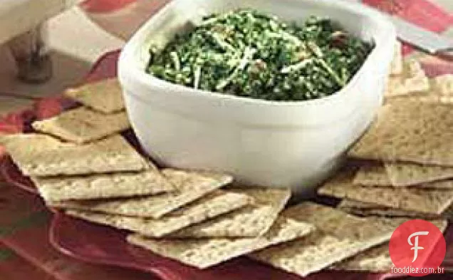 Picadas De Mussarela De Espinafre