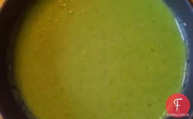 Sopa De Ervilha Verde Saudável Simples