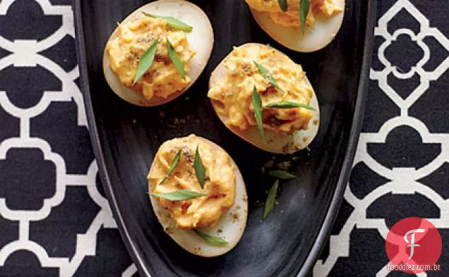 Sriracha-and-Wasabi Deviled Eggs