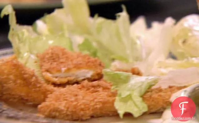 Goujons de maionese de sola e endro