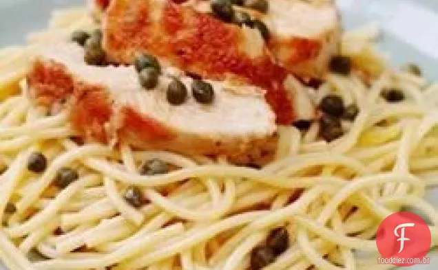 Frango com molho de limão