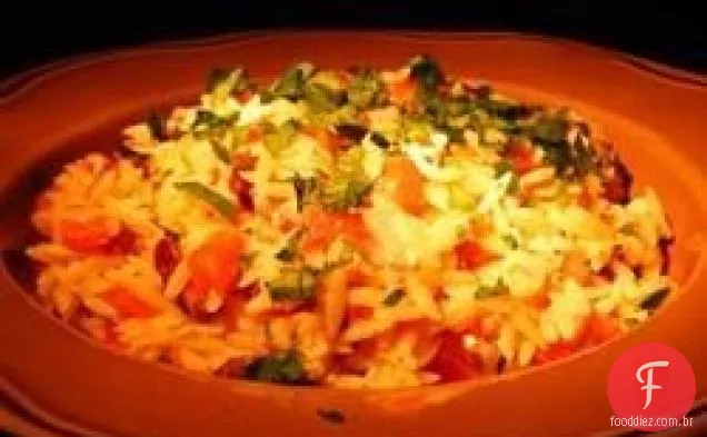 Orzo grego com Feta