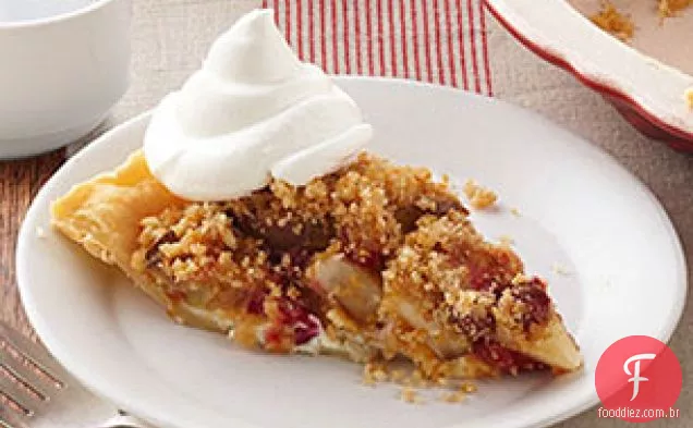 Torta Crumble Cranberry-Pear