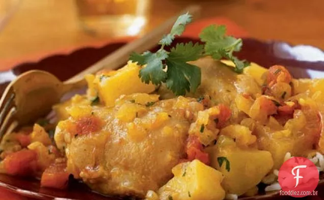 Frango ao Curry do coronel Benjamin