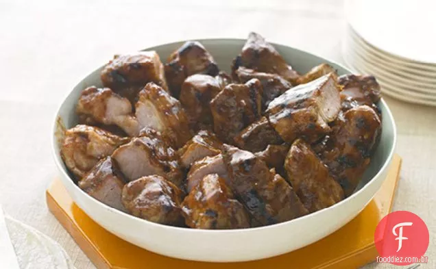 Costelas Em Estilo Country Com Vidro Laranja-Chipotle