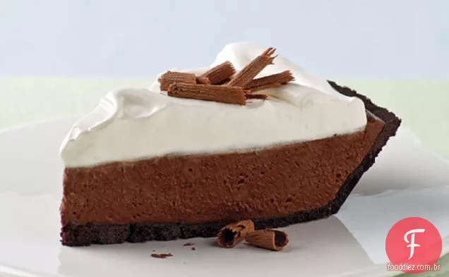 Torta de seda de Chocolate com merengue de Marshmallow