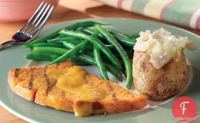 Maple Mustard Ham Steak