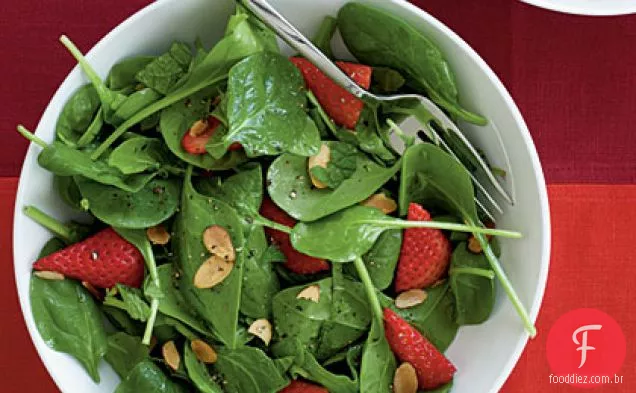 Salada Morango Espinafre