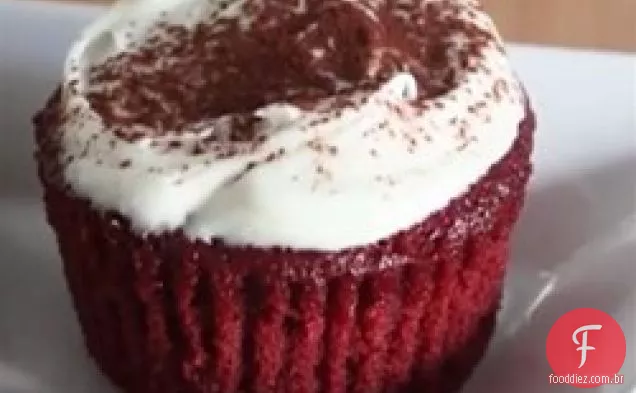Cupcakes de veludo vermelho do Chef John