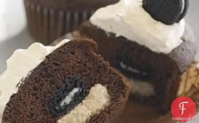 Mini Oreo surpresa Cupcakes