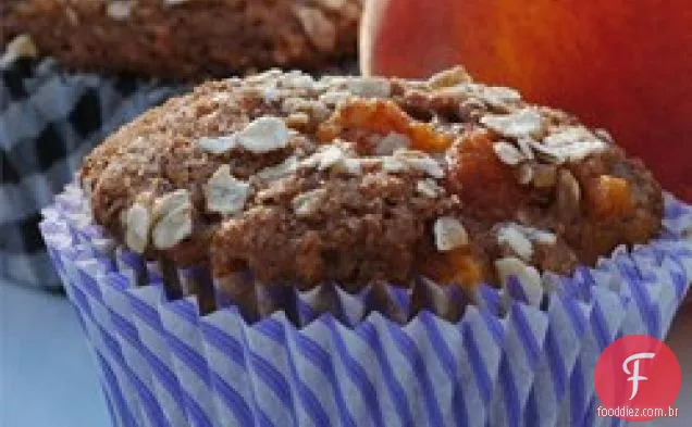 Bolinhos De Aveia De Pêssego Com Especiarias
