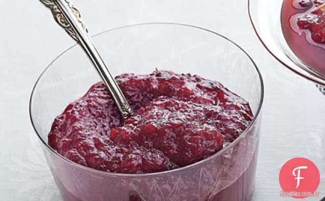 Molho de Cranberry espirituoso da vovó Erma