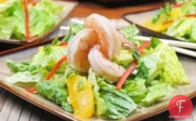 Salada De Camarão Asiático