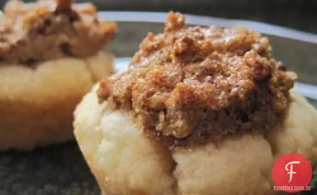 Tortinhas De Biscoito De Nozes