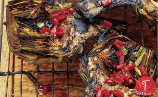 Alcachofras Grelhadas Com Hortelã E Pimenta