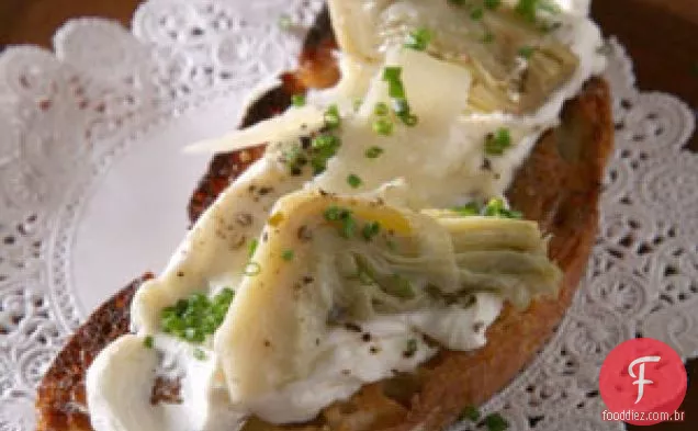 Alcachofra Crostini