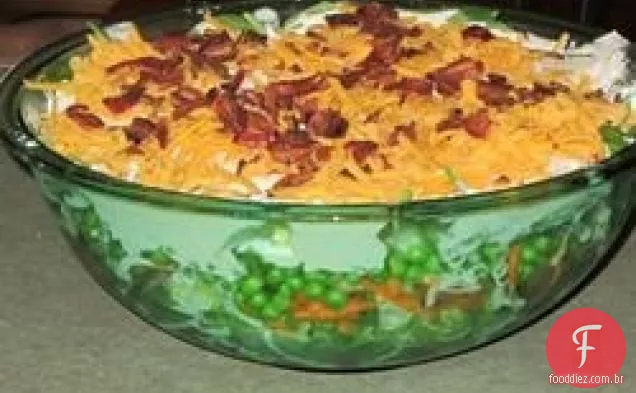 Prato Profundo Salada Em Camadas