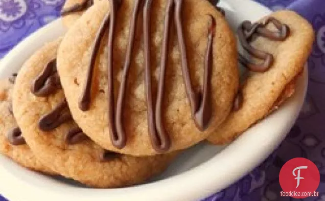 Biscoitos De Manteiga De Amendoim Sem Farinha