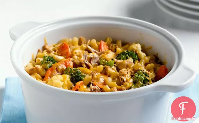 Caçarola De Macarrão De Atum Queijo