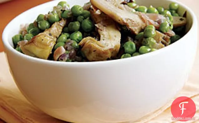 Alcachofras Com Ervilhas & Prosciutto