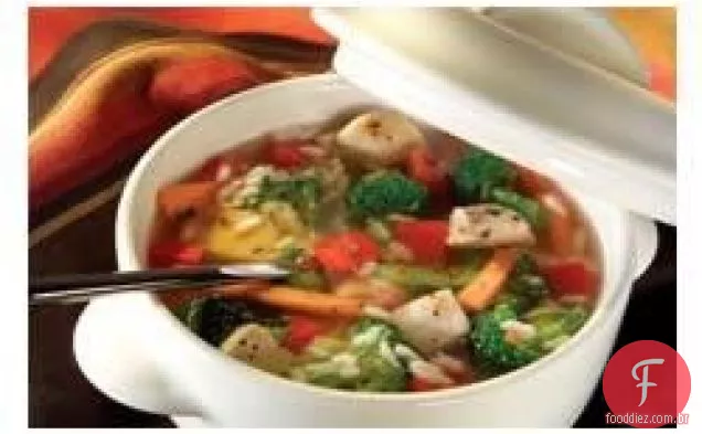 Chunky Chicken Vegetable Soup