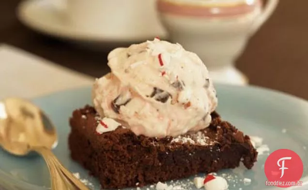 Peppermint Brownie à la Mode