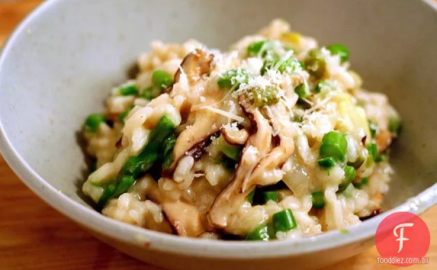 Risoto De Espargos, Alcachofra E Shiitake