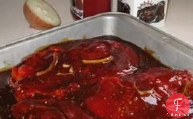 Marinada de melaço para carne