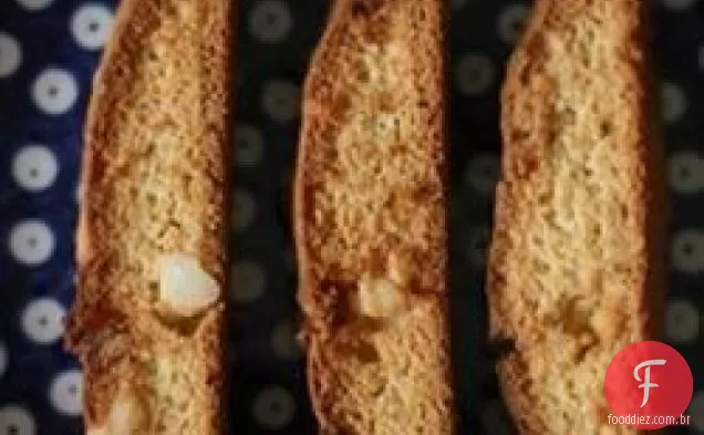 Marietta Chocolate Branco macadâmia Biscotti