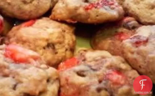 Morango Fresco-Biscoitos De Aveia