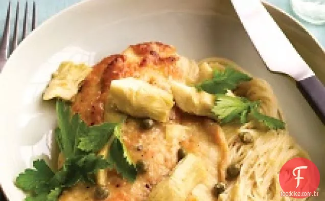 Frango Com Alcachofras E Cabelo De Anjo