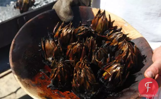 Carciofi Arrostiti (alcachofras torradas)