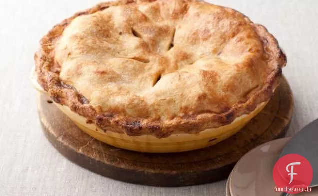 Torta De Maçã De Prato Fundo
