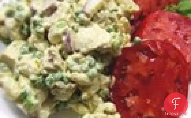 Salada De Massa De Frango Com Curry