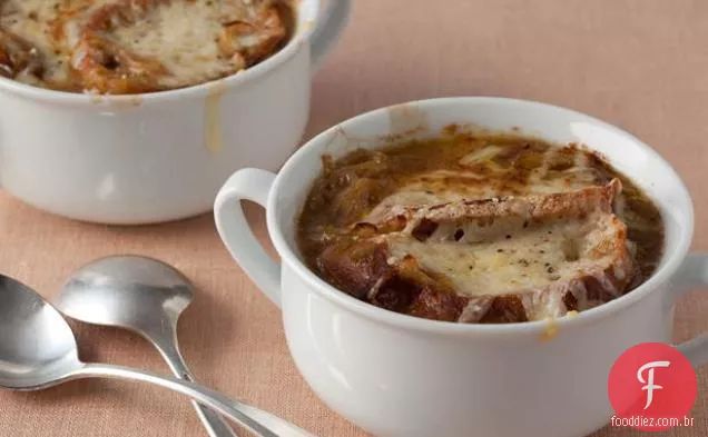 Sopa Francesa De Três Cebolas