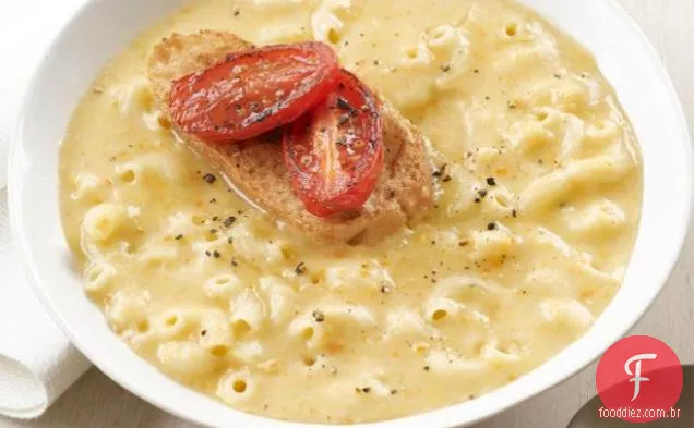 Sopa de Mac e queijo