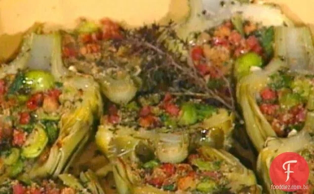 Alcachofras Recheadas (Carciofi Ripieni)