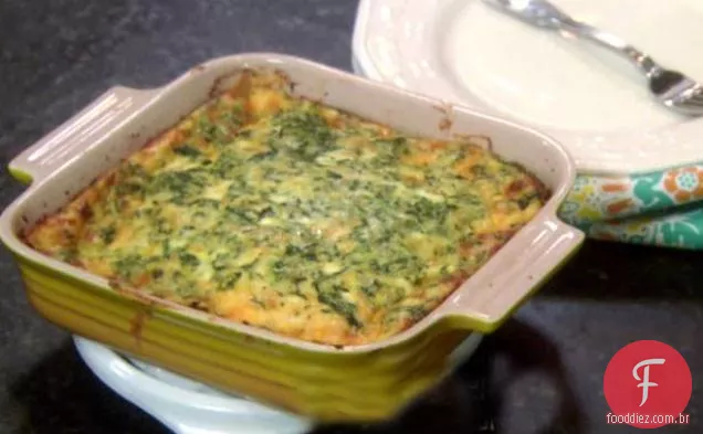 Quiche De Queijo De Espinafre Crustless
