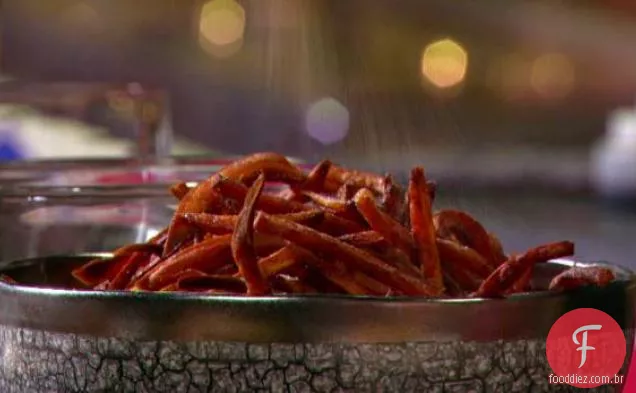 Batatas fritas com vinagre de malte