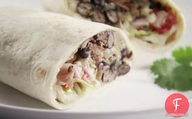 Rodada 2-Burritos de carne e feijão