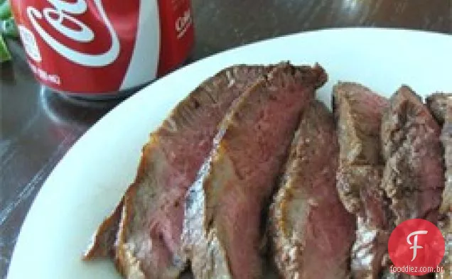 Bife De Lombo Marinado Com Cola