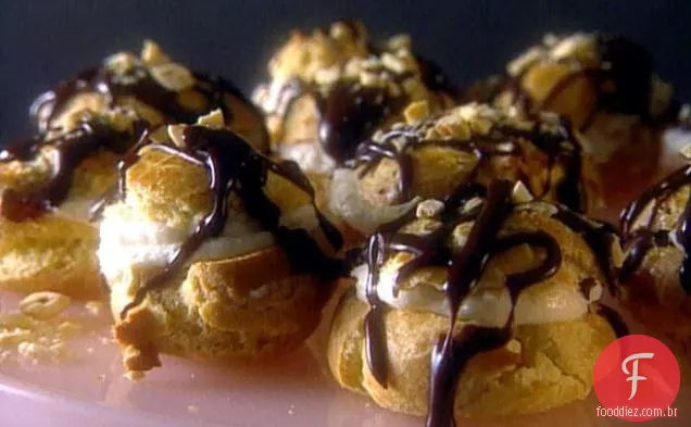 Profiteroles com Mascarpone de ricota