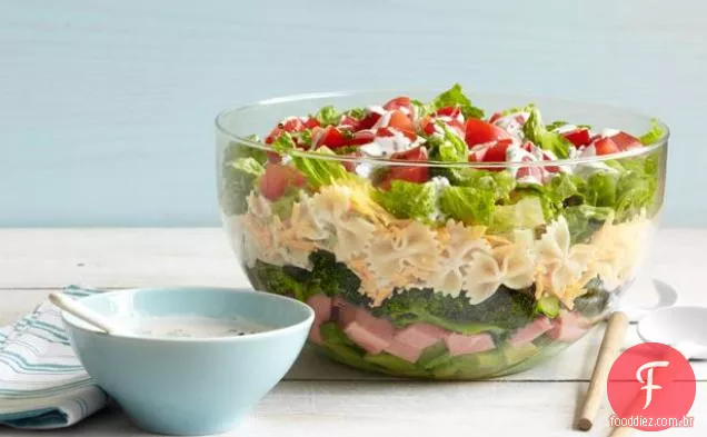 Salada De Massa De 7 Camadas